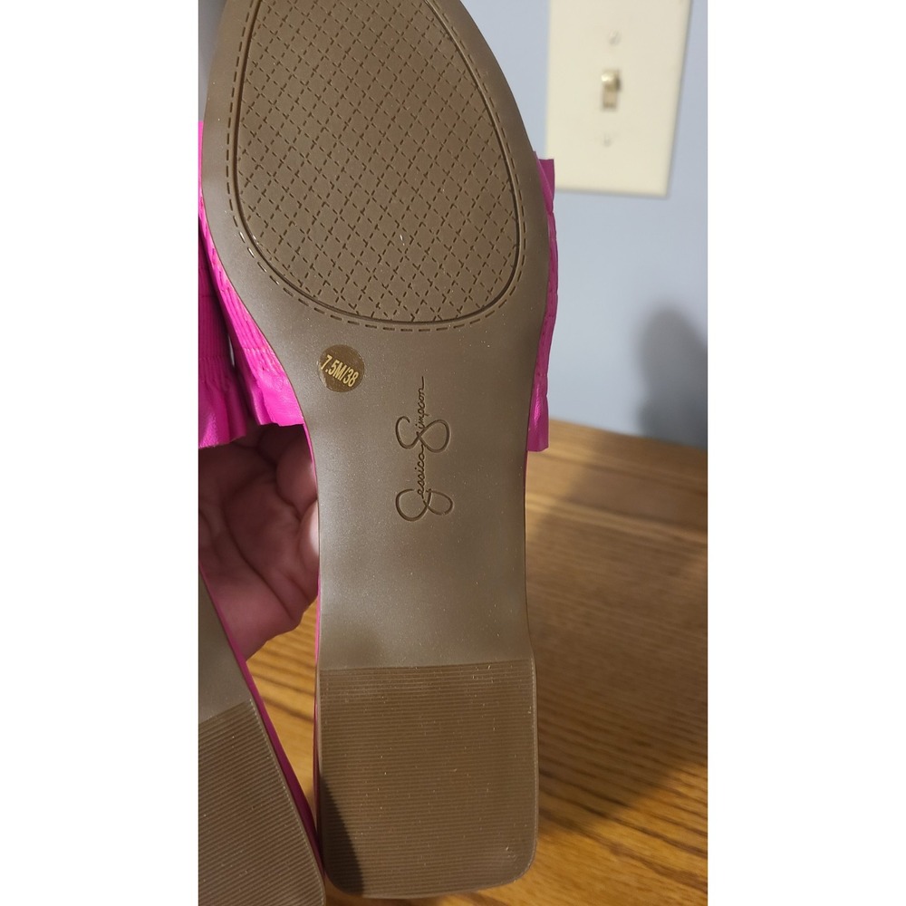 Jessica Simpson Camessa Valley Pink Size 7.5 Sandles - Picture 3 of 3